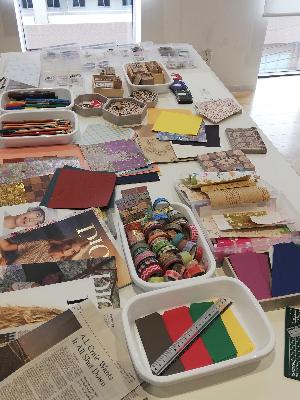 豆本コラージュの素材