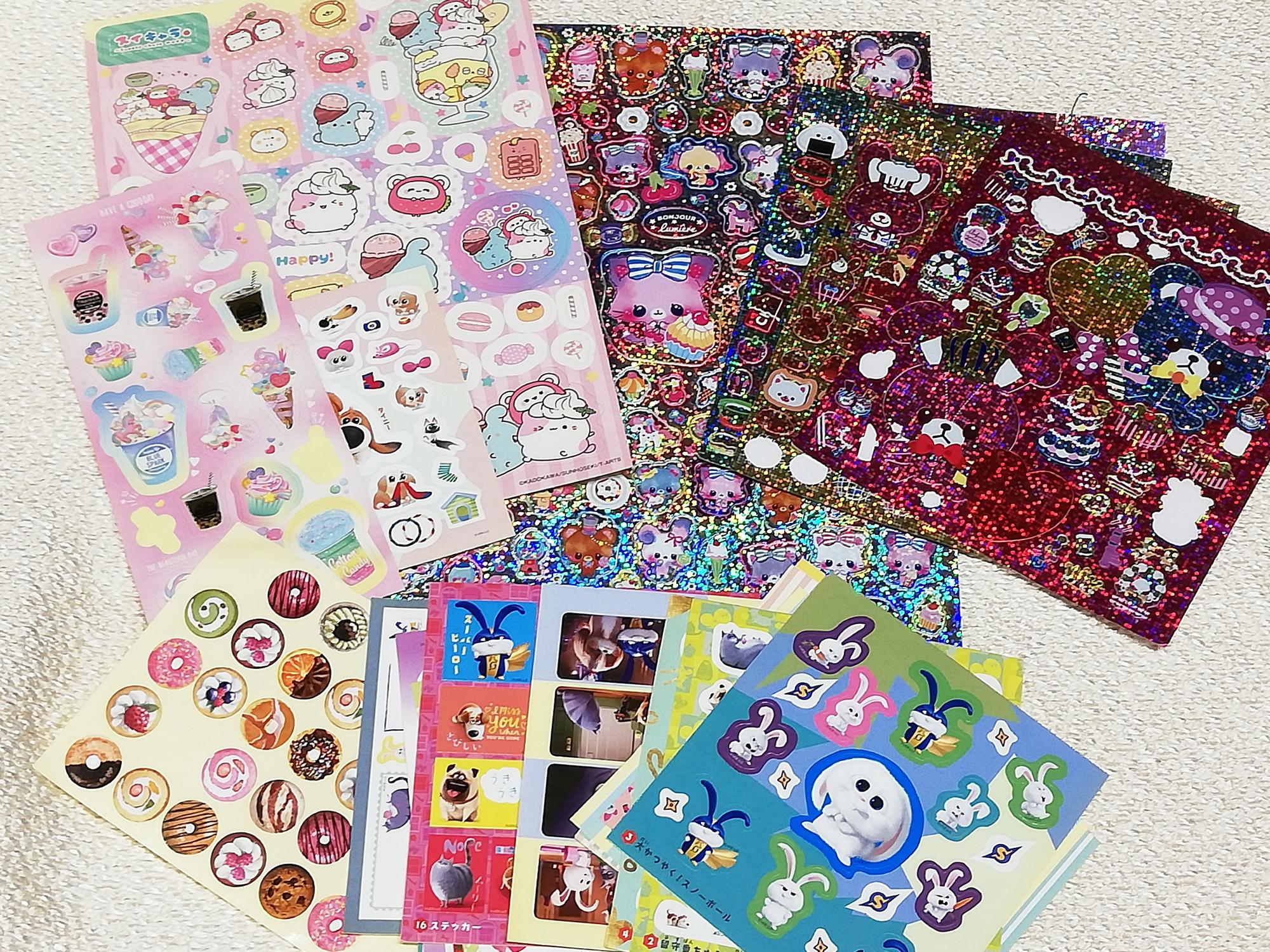 年少の子どもさんたちに気に入ってもらえそうなシールも準備いたしました。