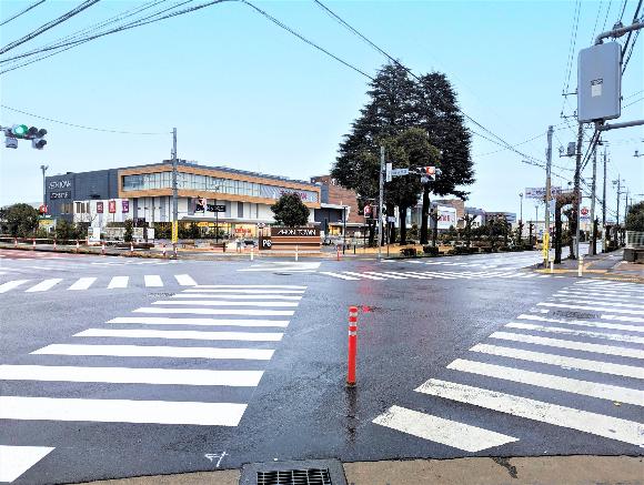 市役所前スクランブル交差点