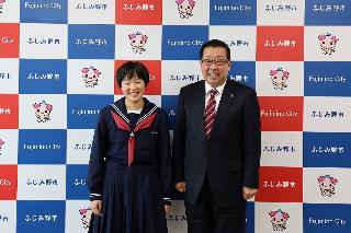 大井西中学校西崎琴葉さん