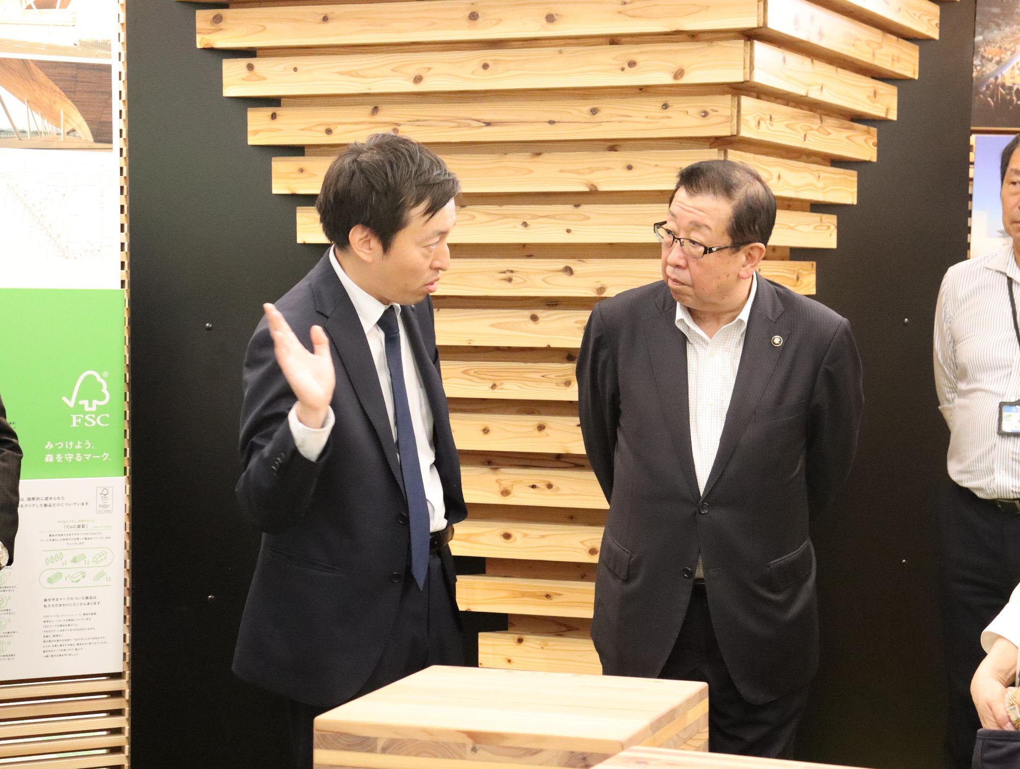 市長の企業訪問