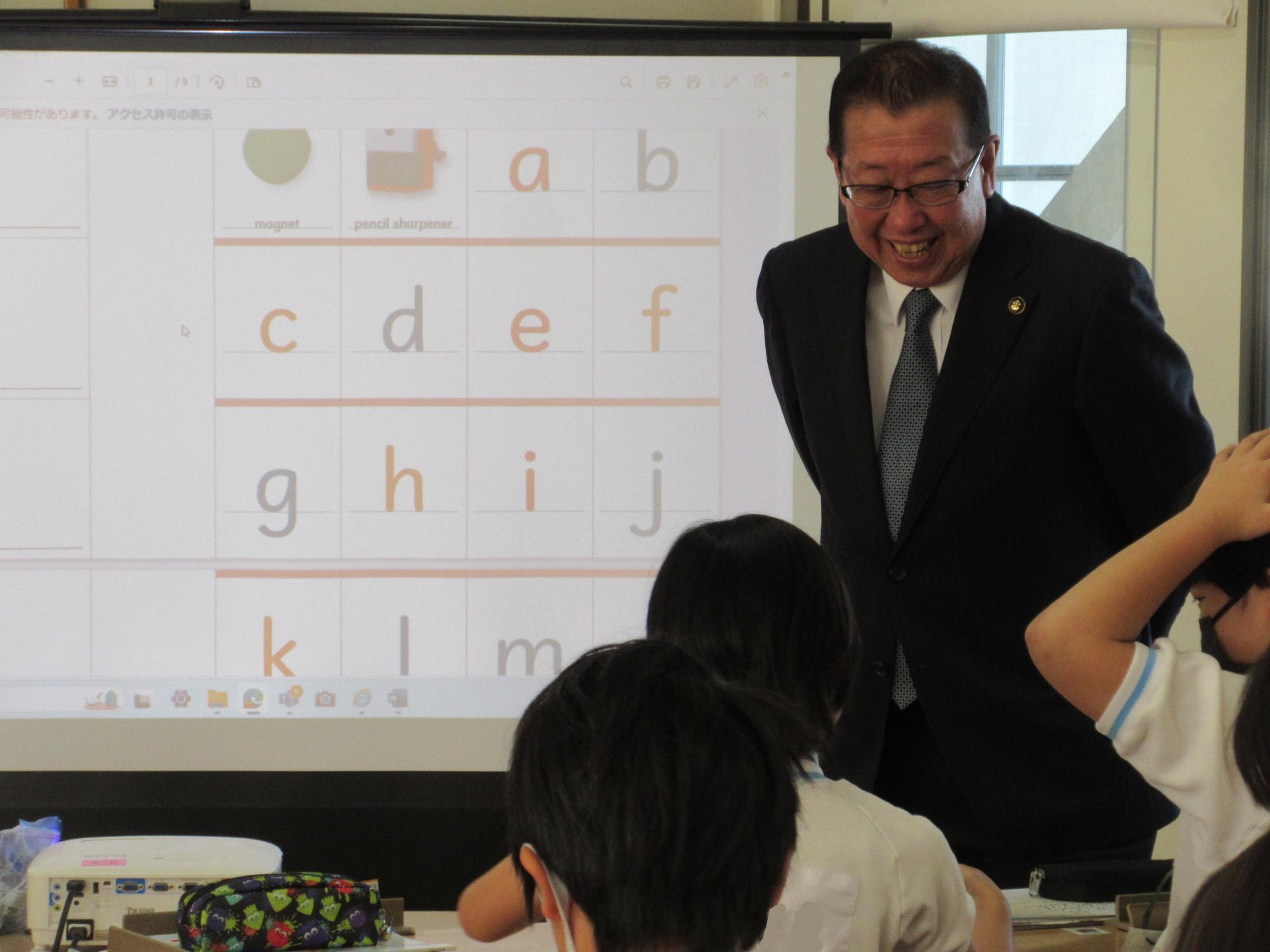 元福小学校訪問3