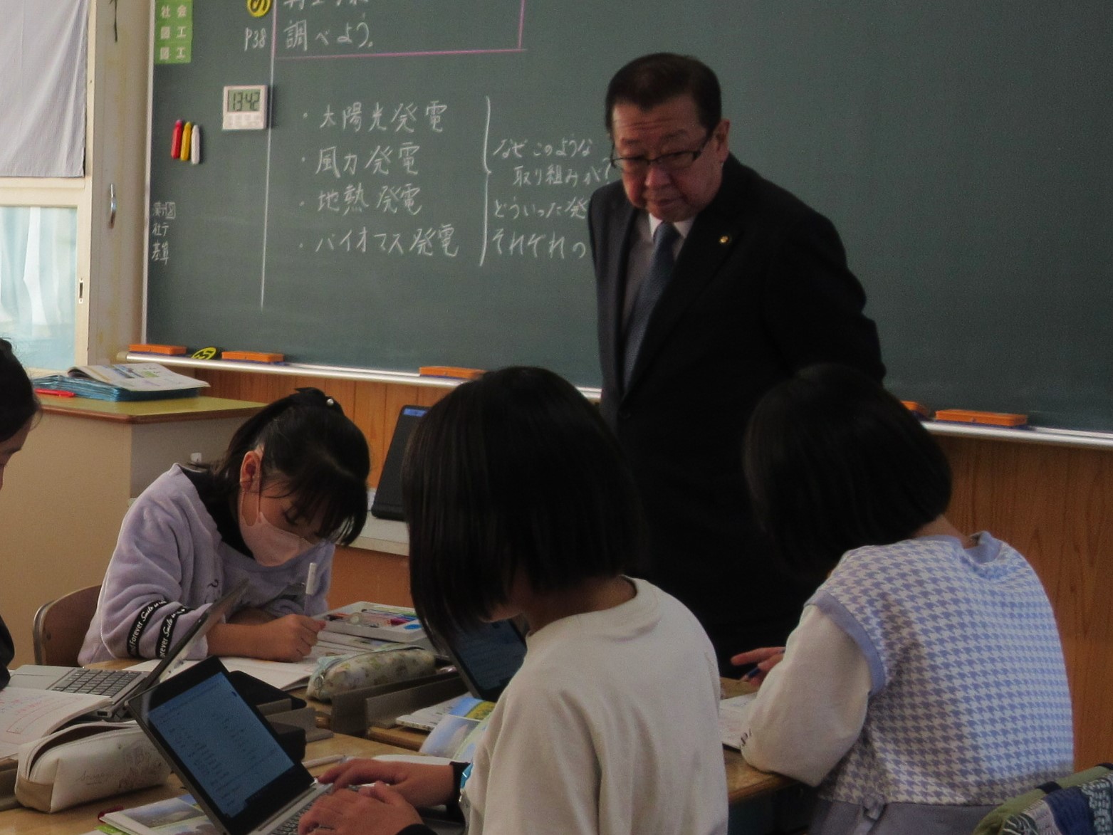 元福小学校訪問4