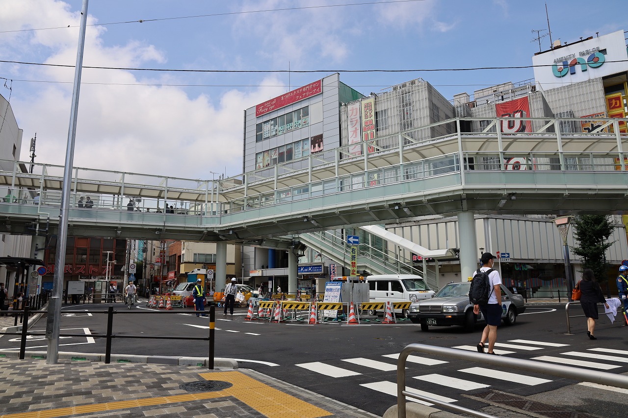 上福岡駅東口歩道橋1