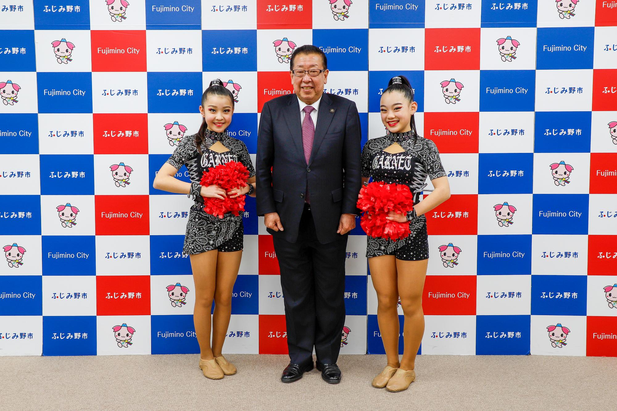 表敬訪問(チアダンス)