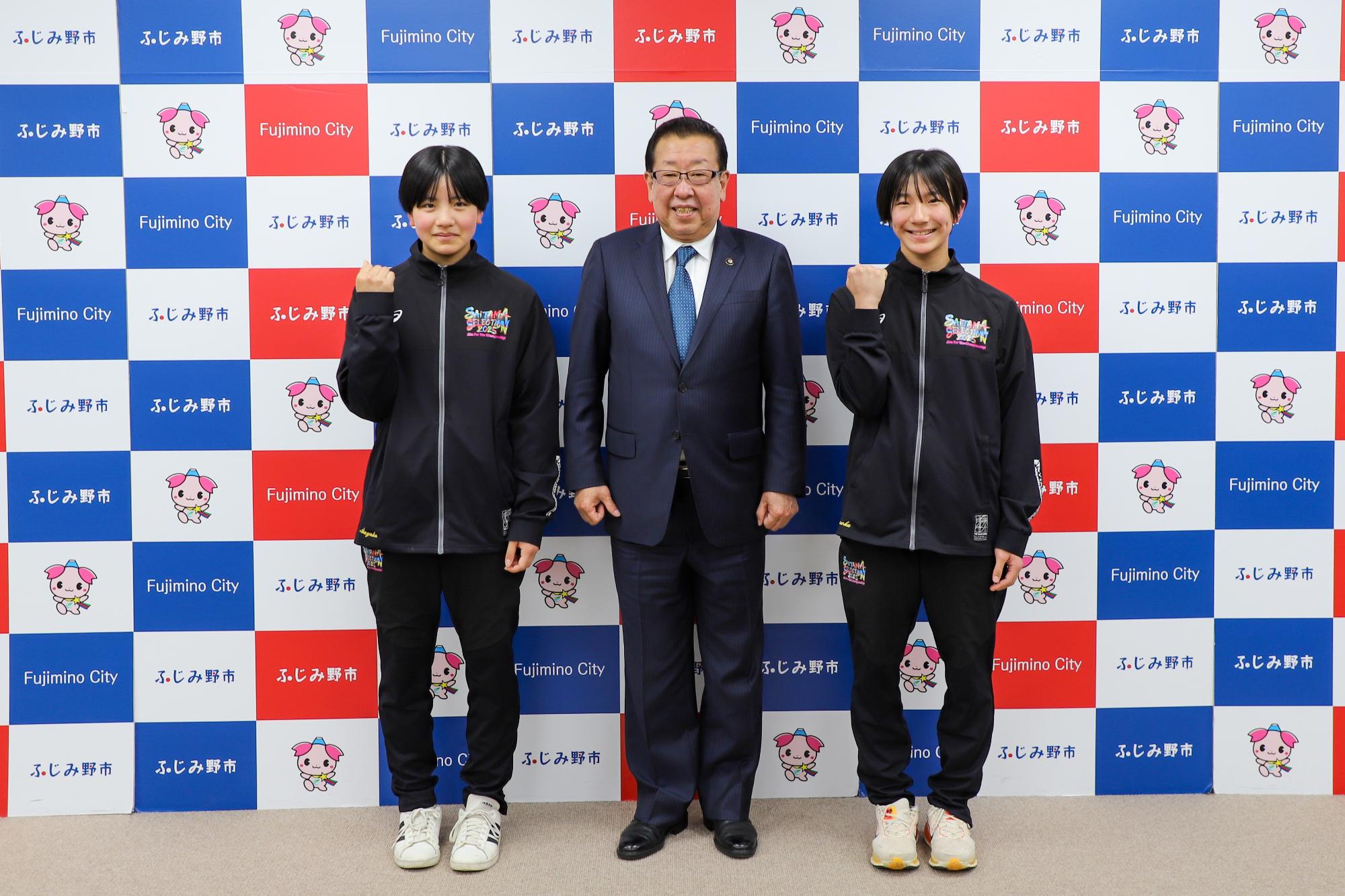 表敬訪問(JOCジュニアオリンピックカップ)