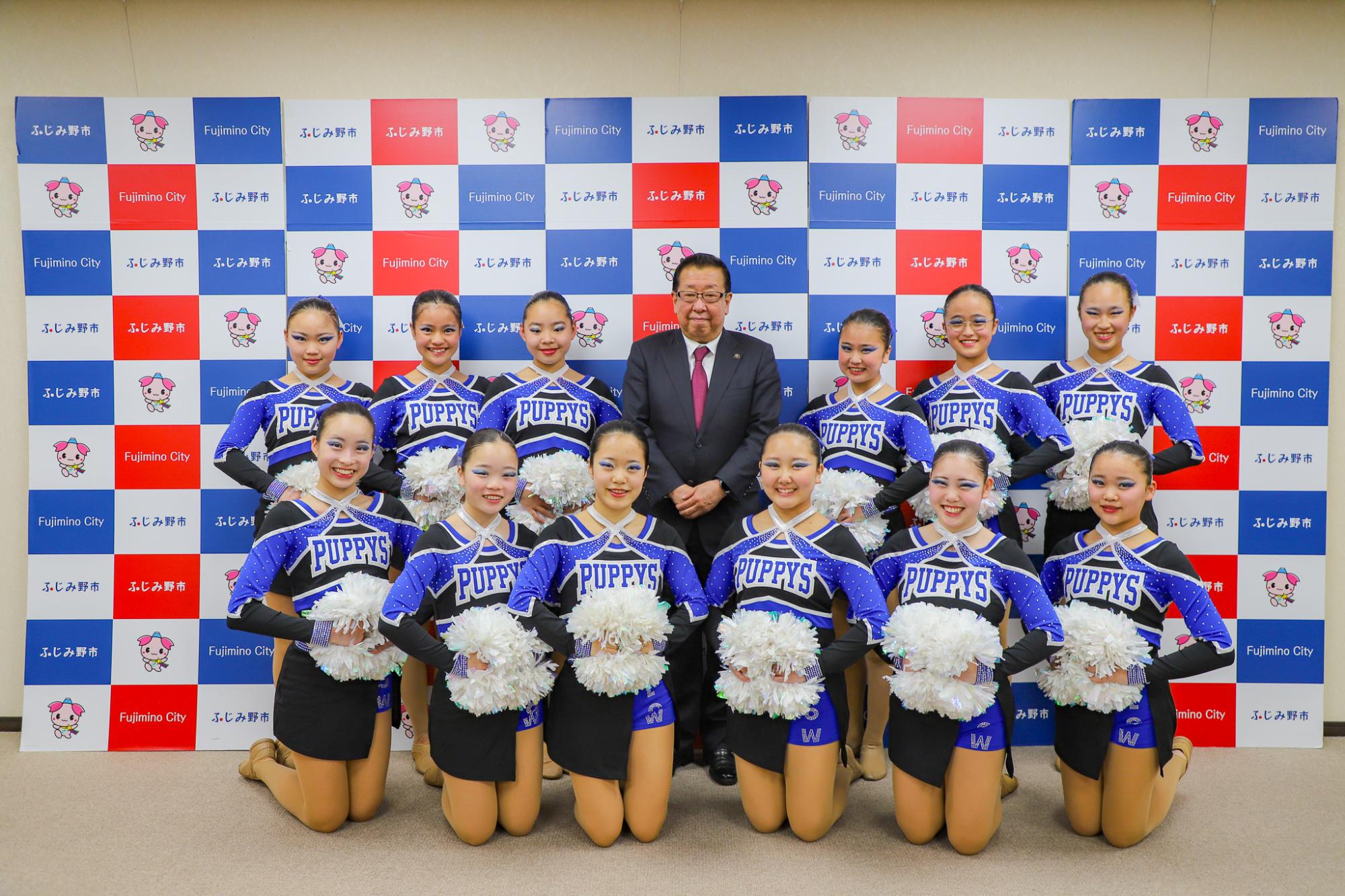 表敬訪問(JOYFITふじみ野 POMPUPPY glow)