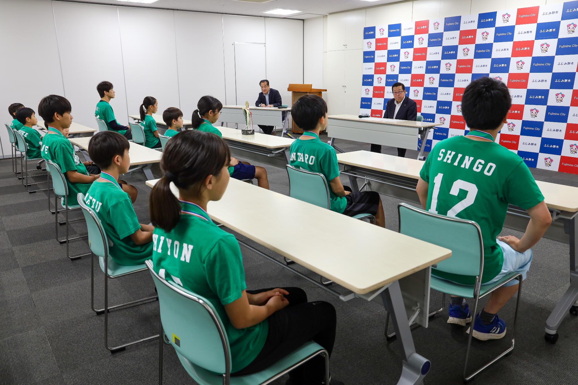 2024050802表敬訪問(ふじみ野スポーツ鬼ごっこクラブ)