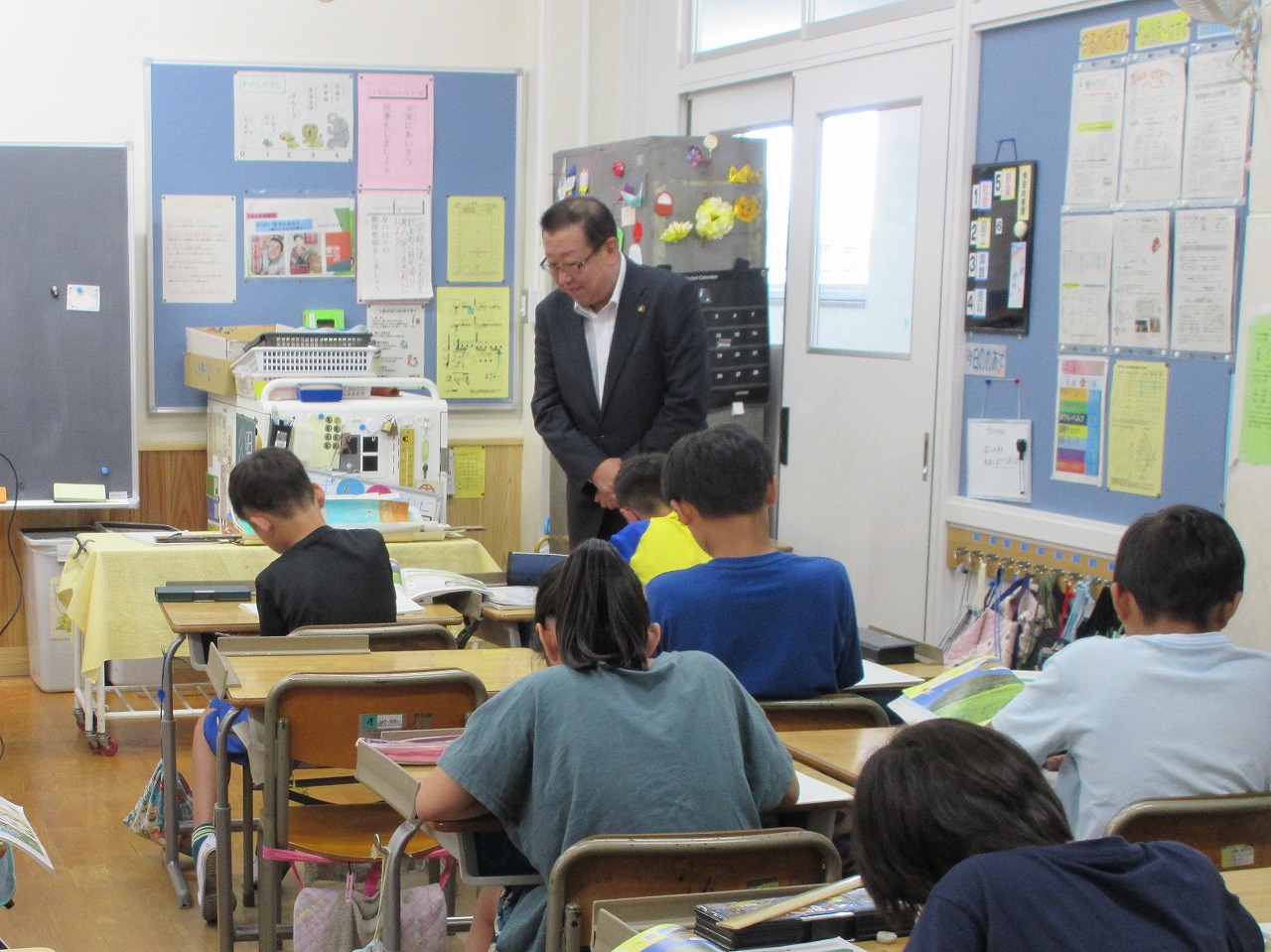 2024070901学校訪問(鶴ヶ丘小)