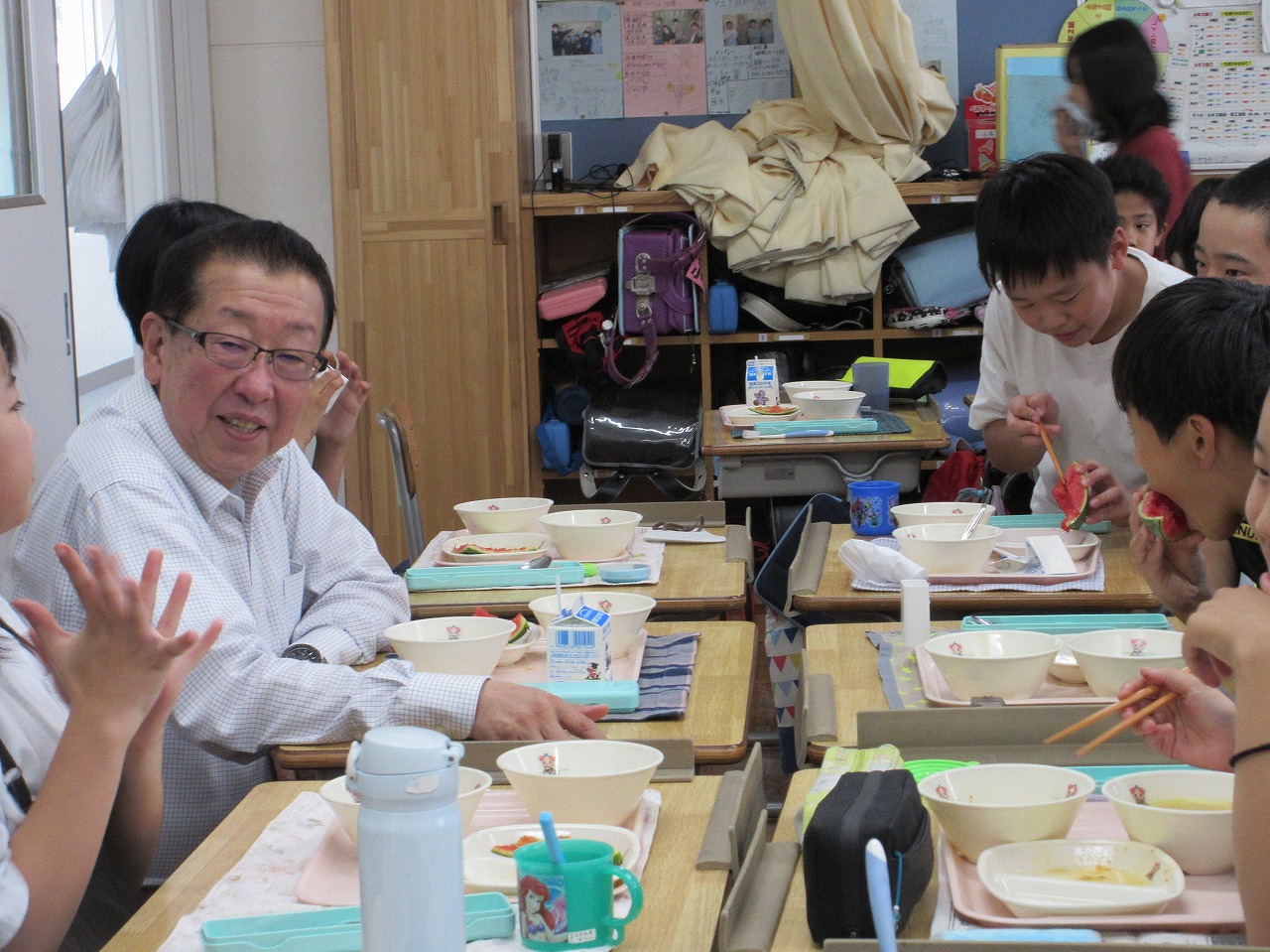 2024070905学校訪問(鶴ヶ丘小)