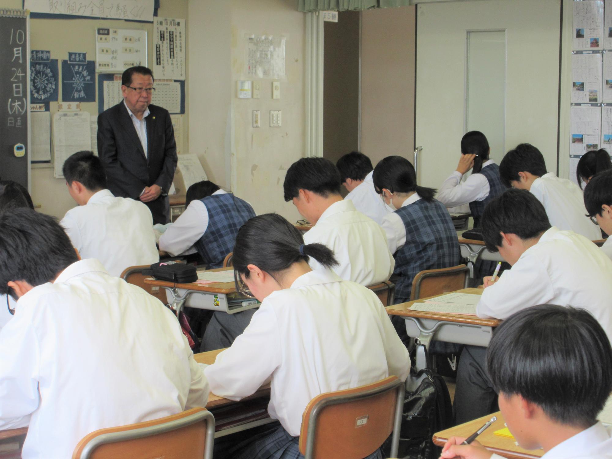 2024102403学校訪問(大井中学校)