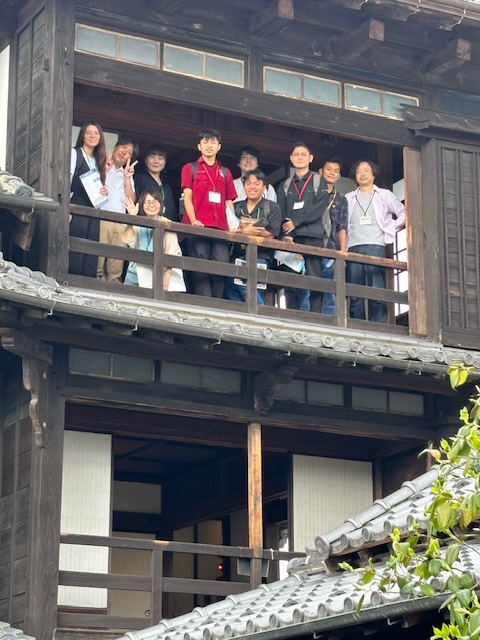 福岡河岸記念館の3階から