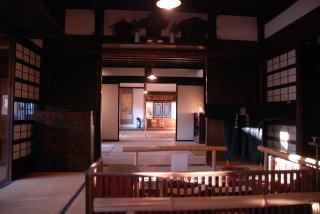 福岡河岸記念館主屋の主屋帳場の写真