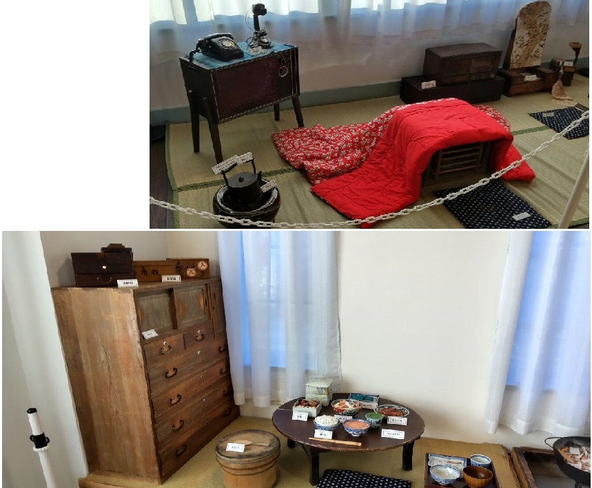 昔のくらし展示(旧大井村役場)