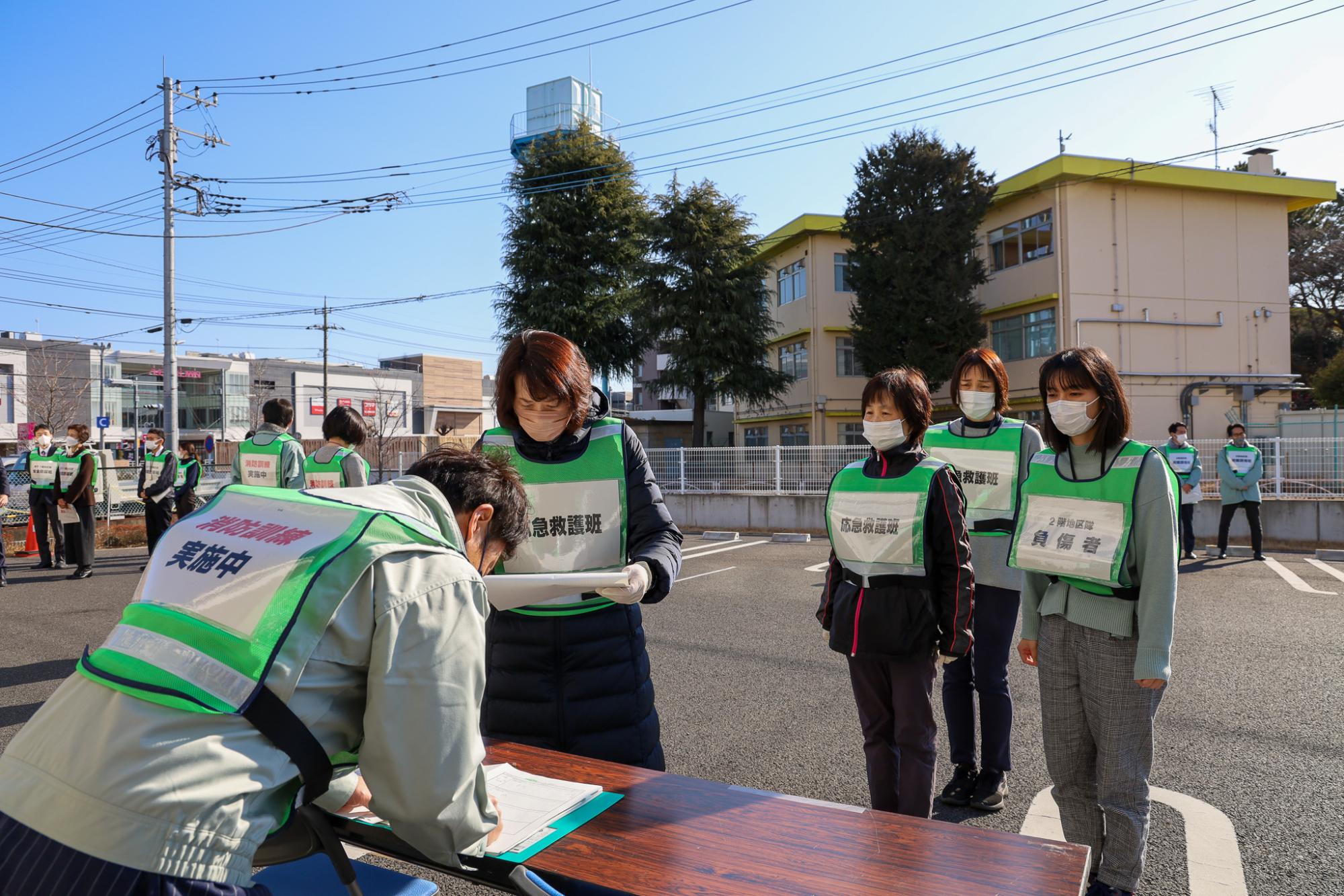 応急救護班の報告