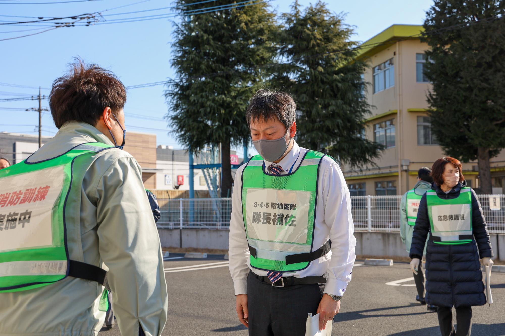地区対の活動状況の報告