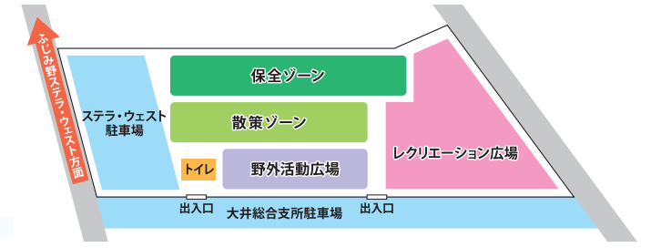 市民憩の森マップ
