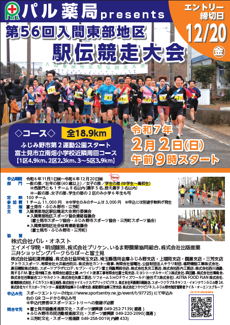 第56回入間東部地区駅伝競走大会