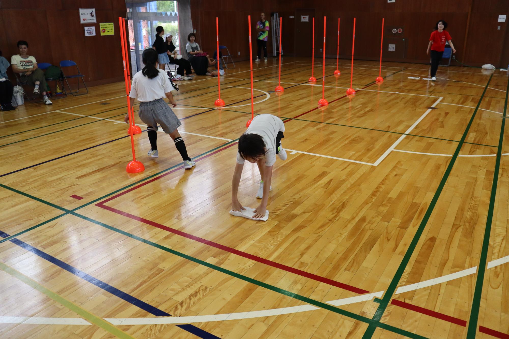 まぜこぜ運動会走るブースの様子