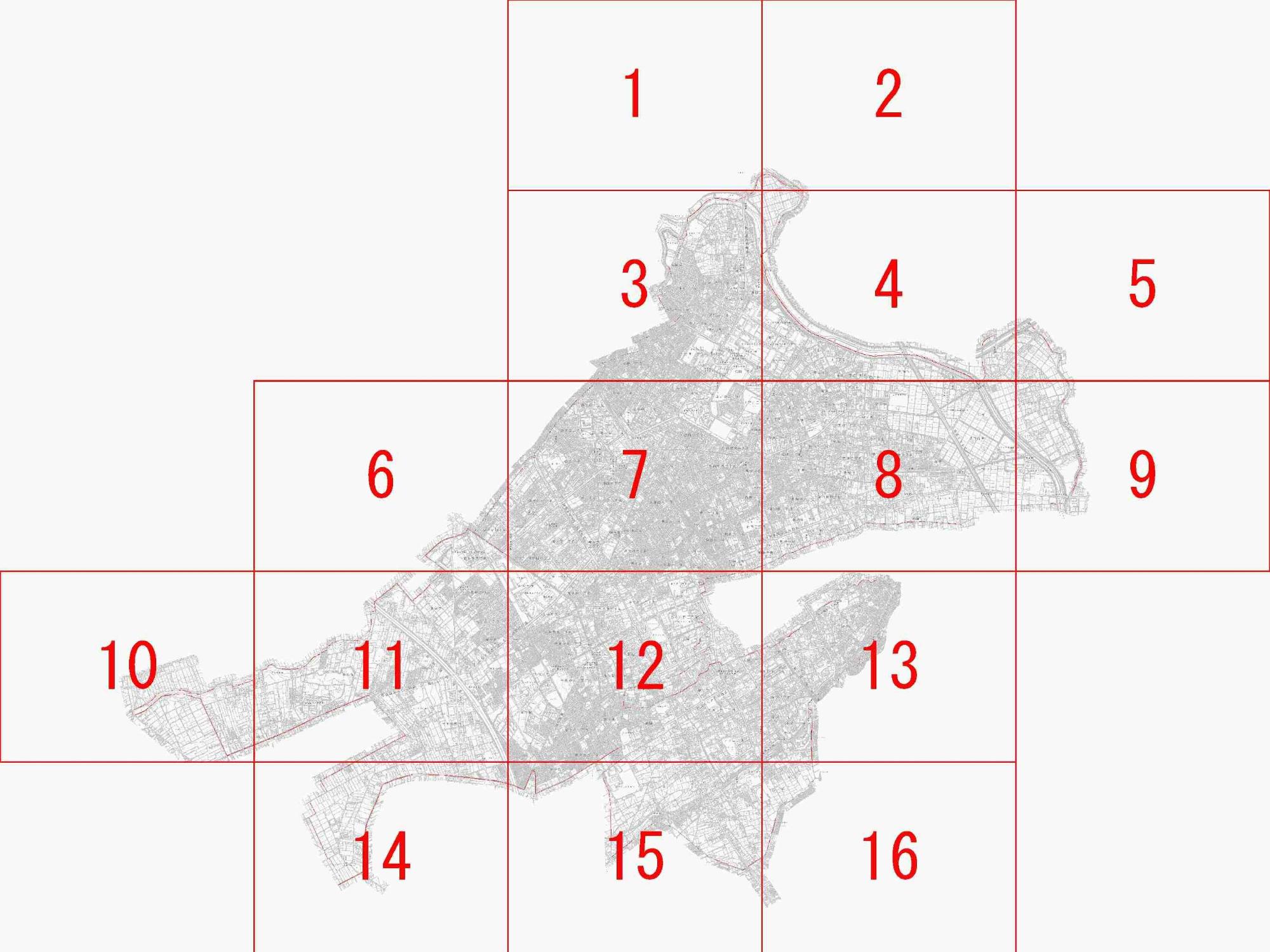 ふじみ野市全域公共基準点設置参照図