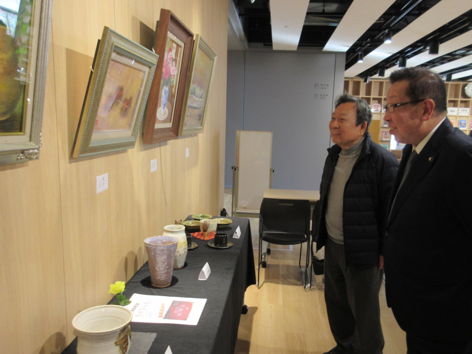 市民文化祭作品展示