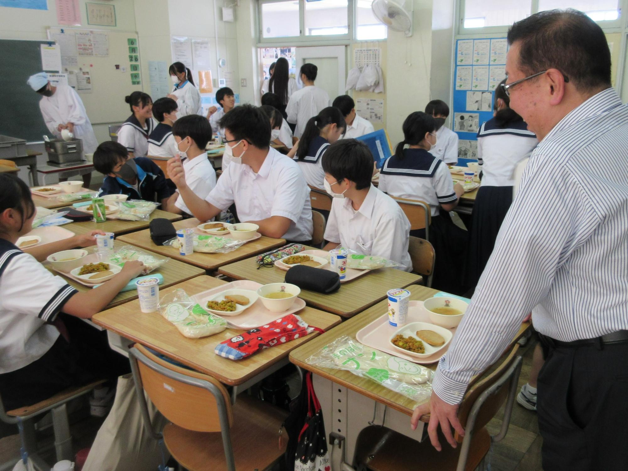 2024062604学校訪問(花の木中学校)