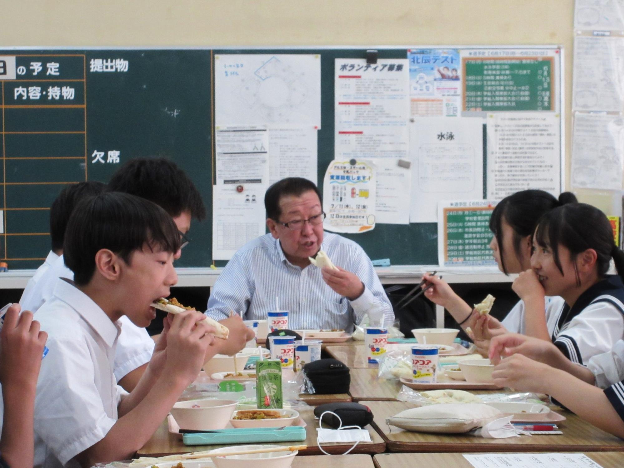 2024062605学校訪問(花の木中学校)