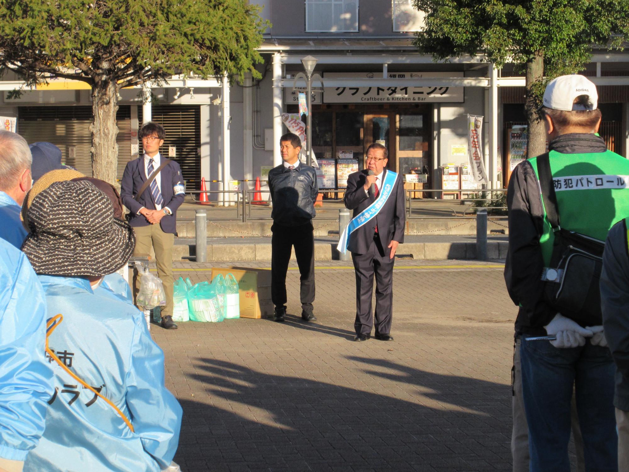2024111305ポイ捨て及び路上喫煙防止キャンペーン