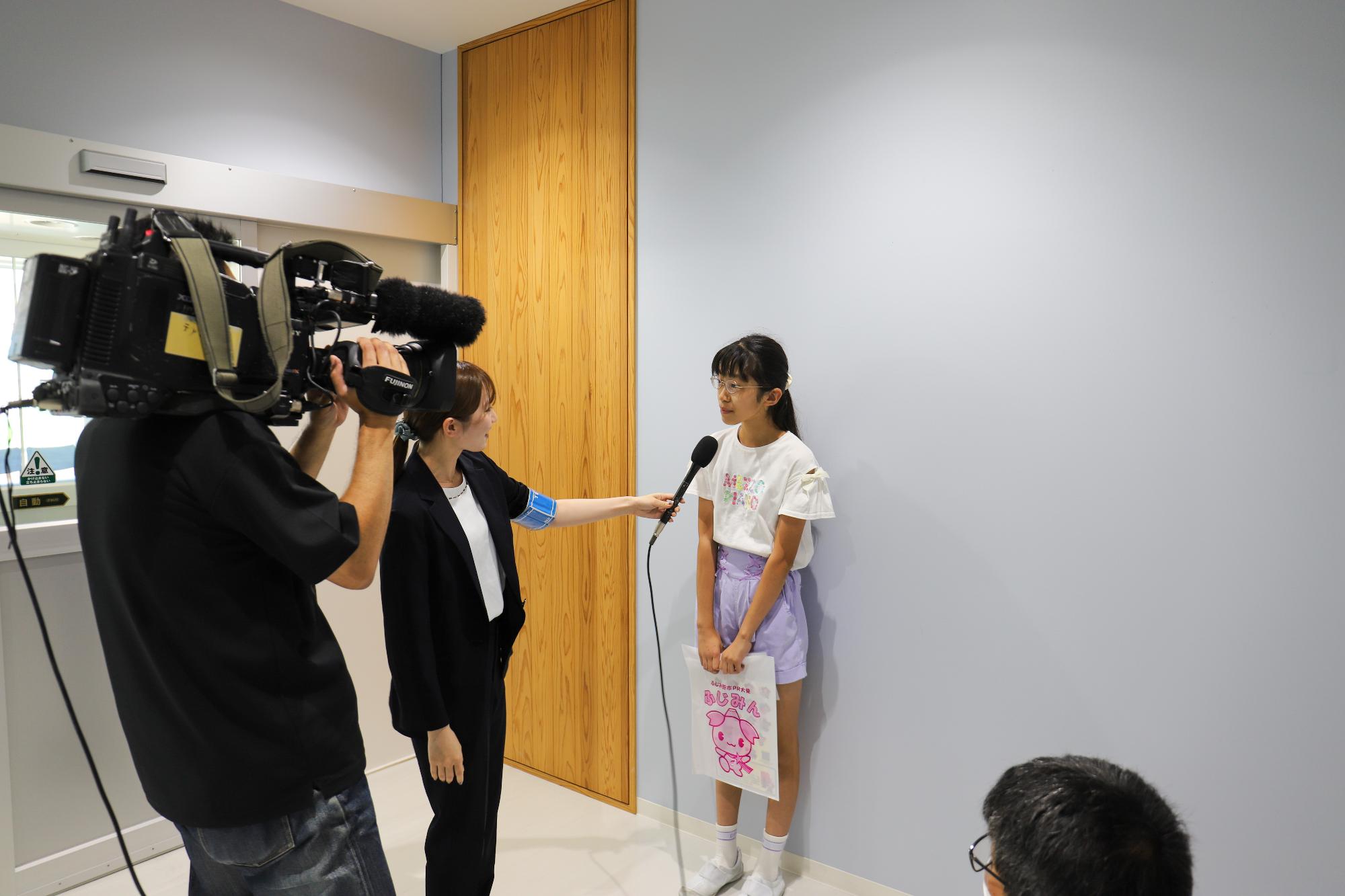 テレビ埼玉の取材がありました