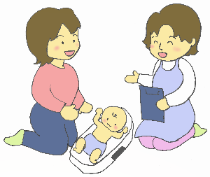 赤ちゃん訪問イメージ