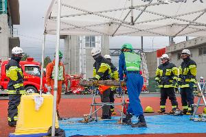 火災防ぎょ訓練（切断器具取り扱い）